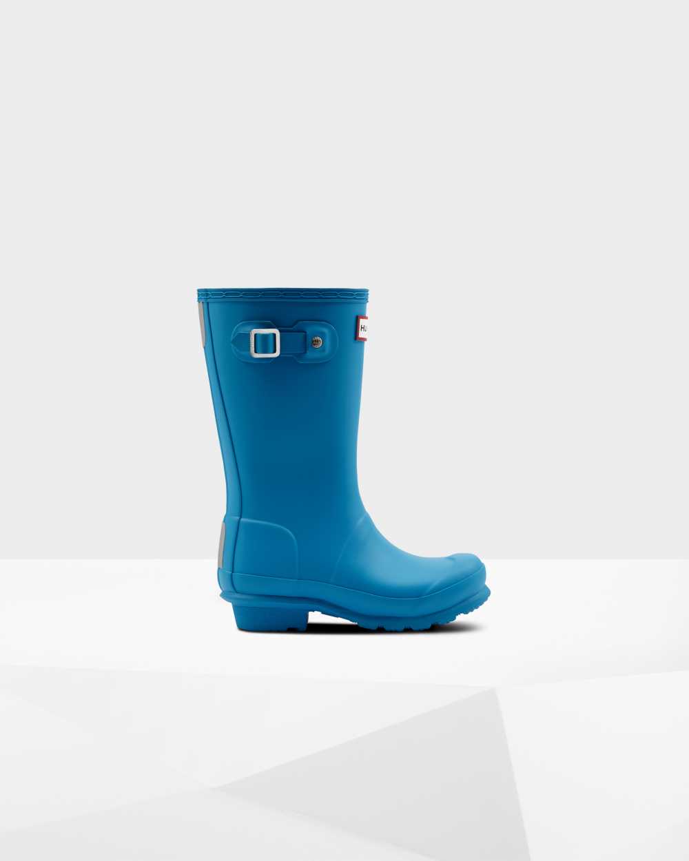 Kids Hunter Original Big Rain Boots Blue | WJZUDM-045